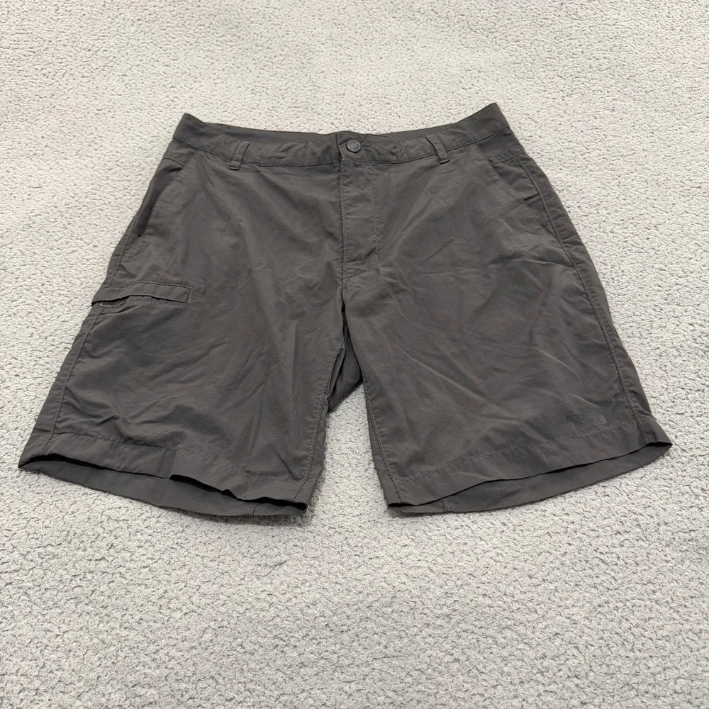 The North Face Shorts Mens 36 Gray Nylon Hiking Cargo Regular Fit Outdoor Trail